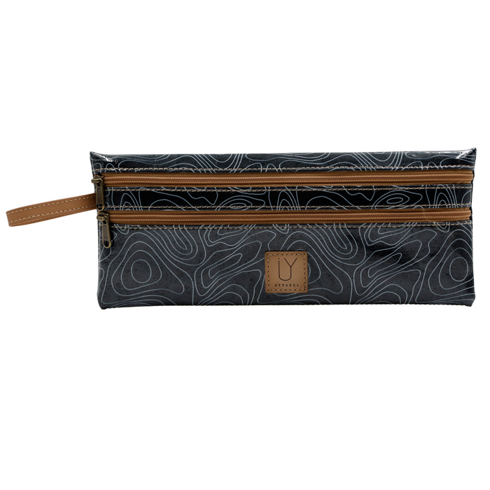 2 Zip Pencil Case - Crazy Contours