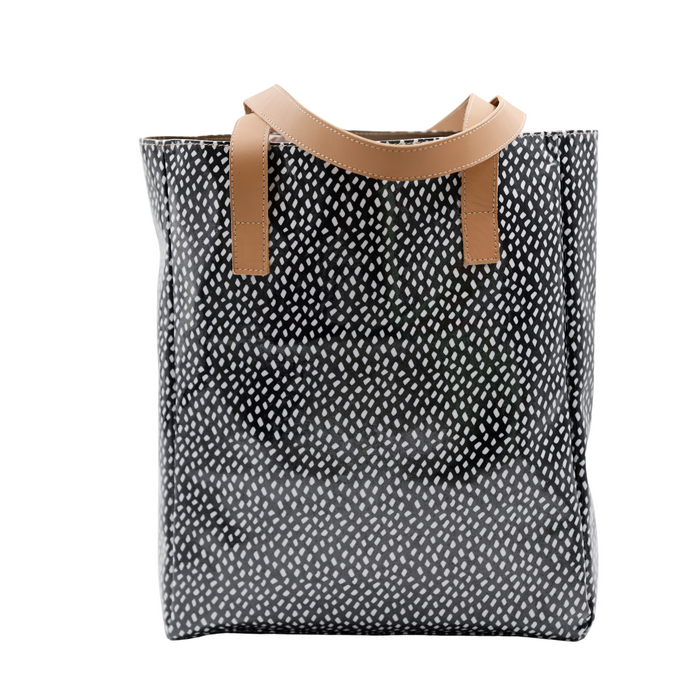Campus Tote - Scatter White on Black