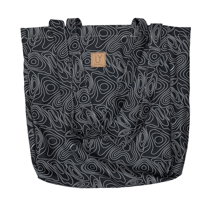 Cotton Tote - Crazy Contours