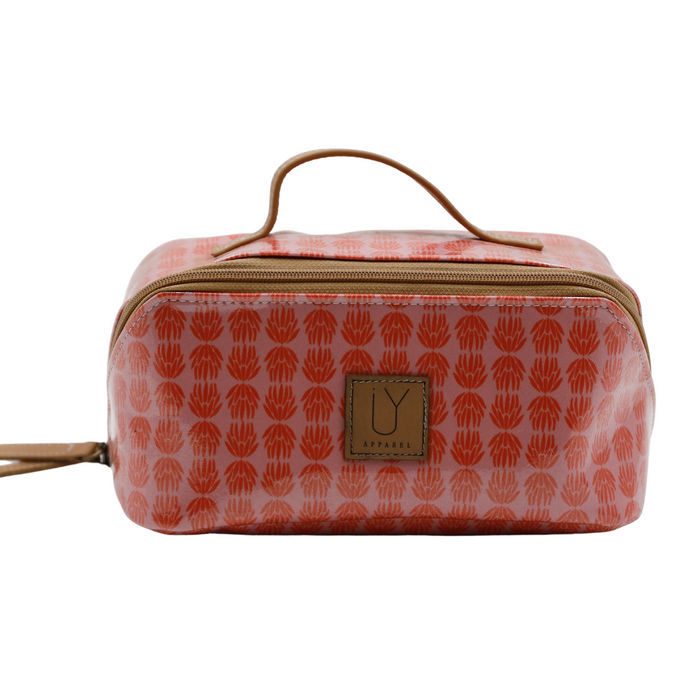 Large Cosmetic Bag - Protea Pink