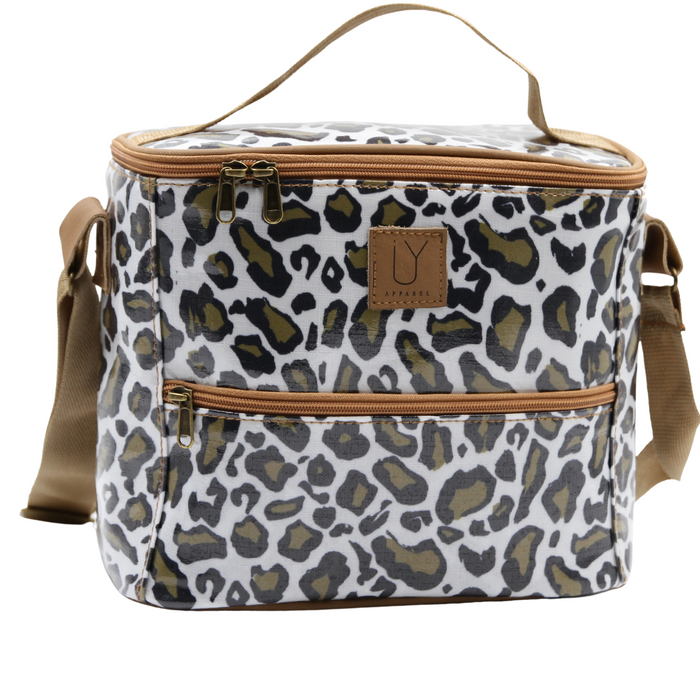 Lunch Cooler - Leopard Khaki