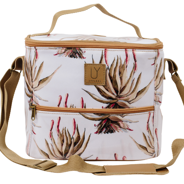 Lunch Cooler - White Aloe