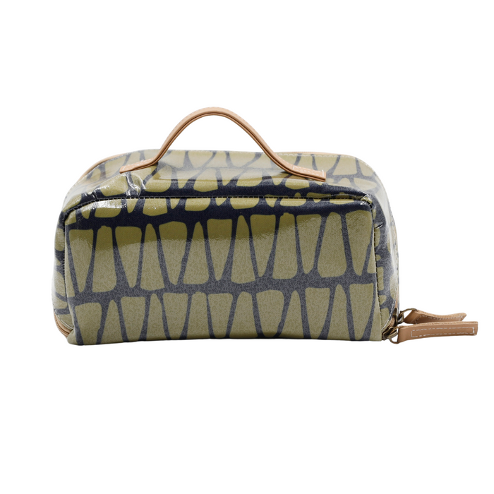 Large Cosmetic Bag - Cracked Earth Khaki