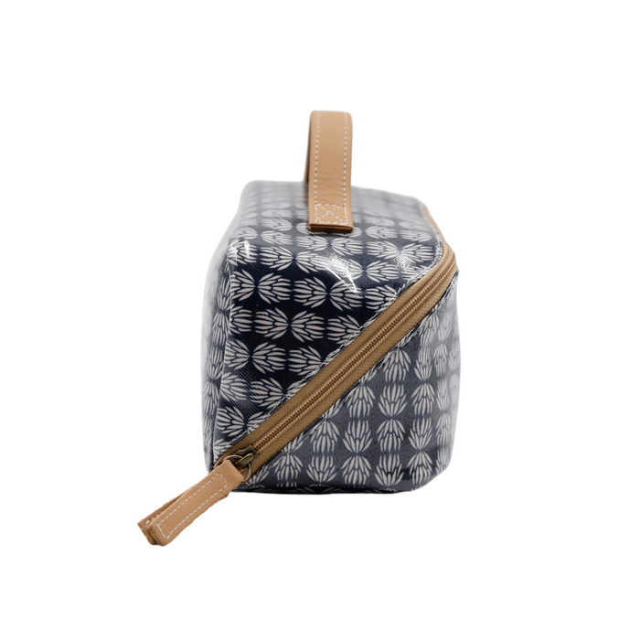 Large Cosmetic Bag - Protea Black