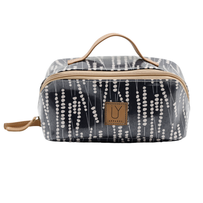 Large Cosmetic Bag - Reed Black