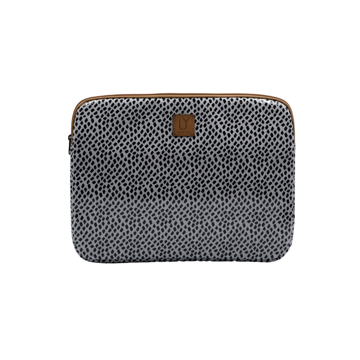 Laptop Sleeve Medium - Scatter Black on White