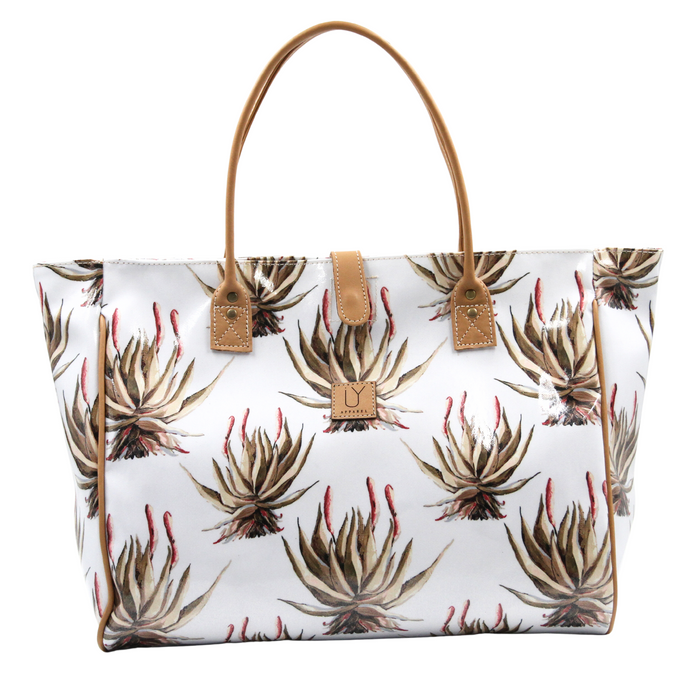 Shopper Bag - White Aloe