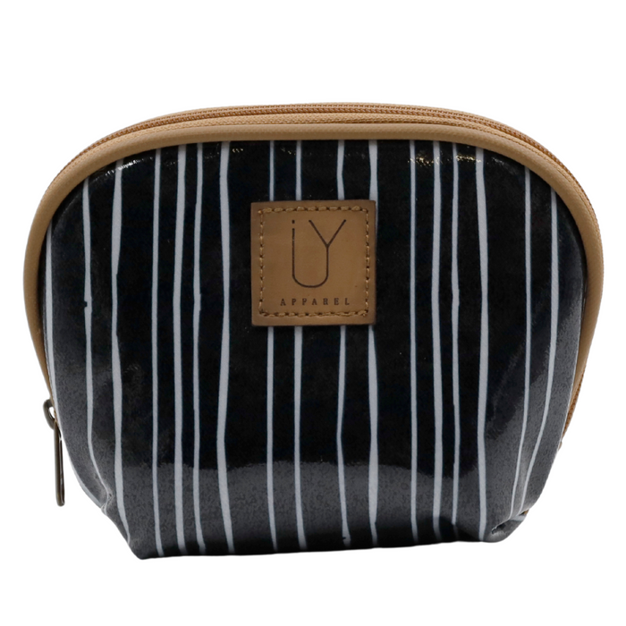 Make-up Pouch - Stripe Black and White