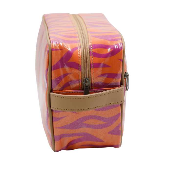 Large Toiletry Bag - Tangerine Tiger