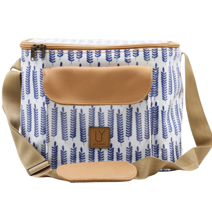 Sam Sling Cooler - Leaves Blue