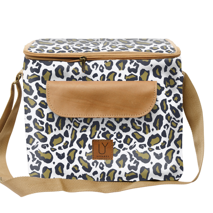 Sam Sling Cooler - Leopard Khaki