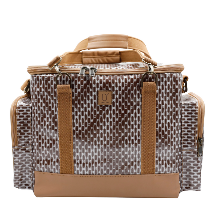 Hard Shell Cooler Box - African Tweed Brown