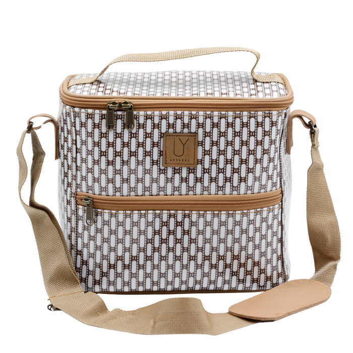 Lunch Cooler - African Tweed White