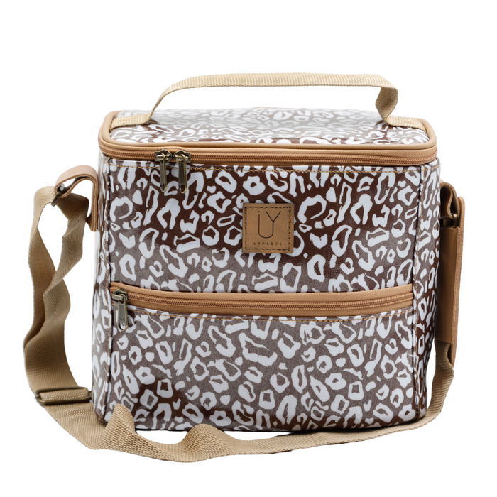 Lunch Cooler - African Footprint White
