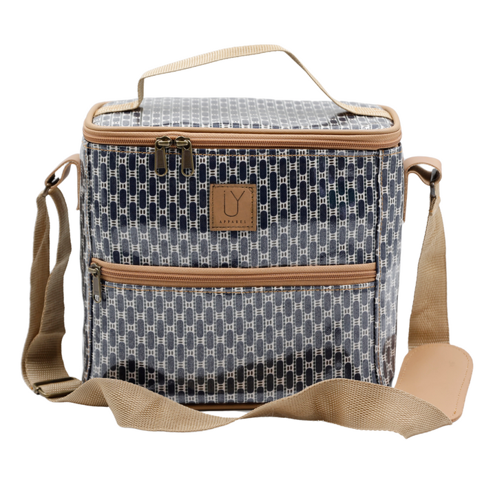 Lunch Cooler - African Tweed Navy