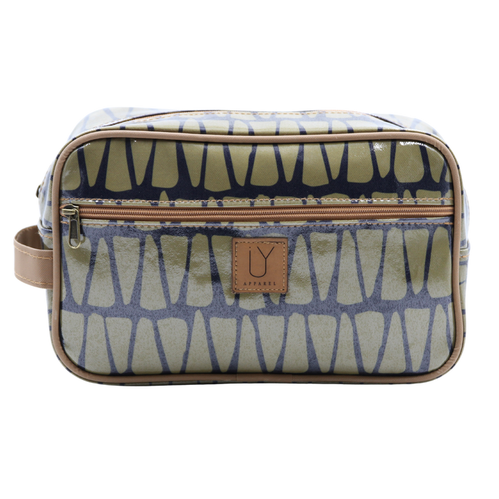 Large Toiletry Bag - Cracked Earth Khaki
