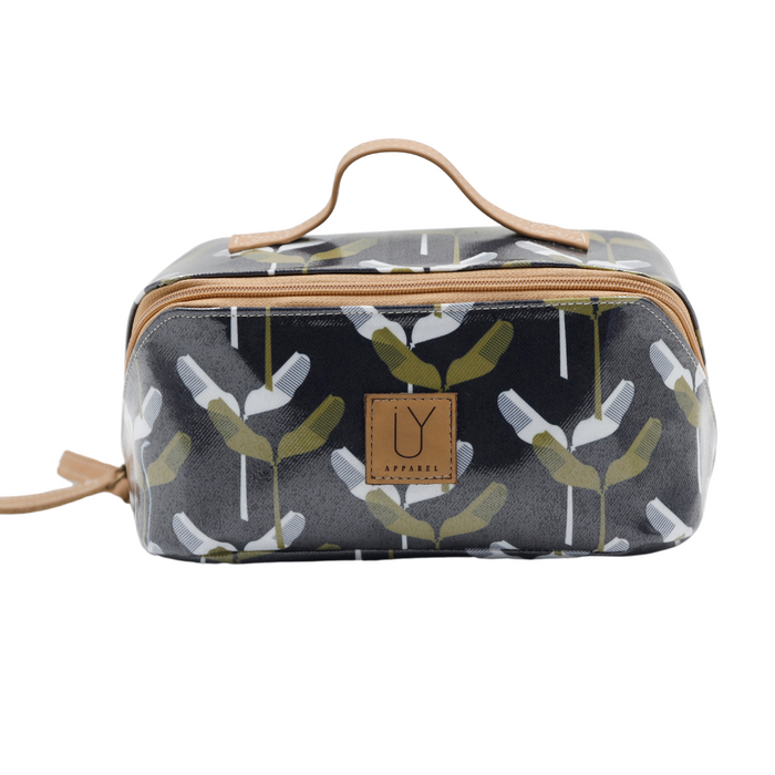 Large Cosmetic Bag - Banana Leaf Green