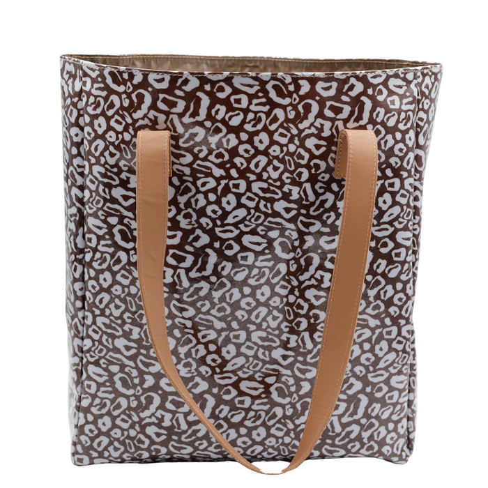 Campus Tote - African Footprint White