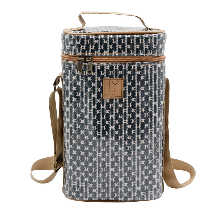 Wine Cooler - African Tweed Green
