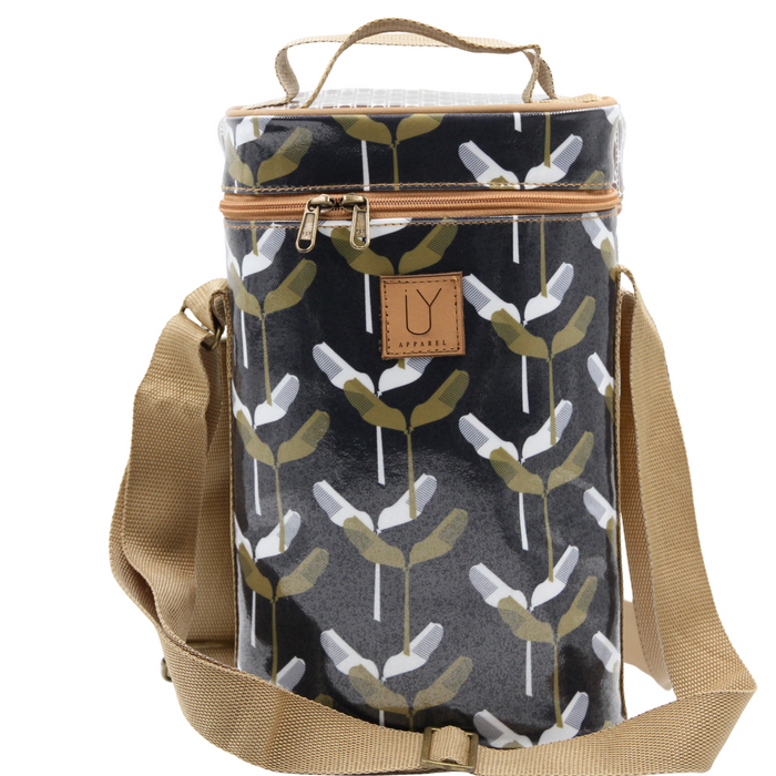 Wine Cooler - Banana Leaf Midnight Green