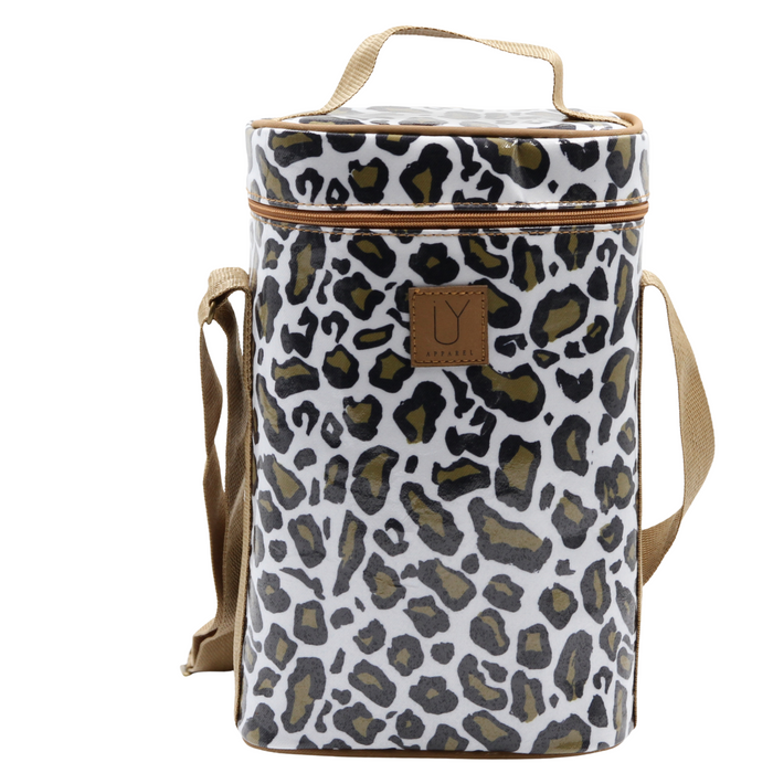 Wine Cooler - Leopard Khaki