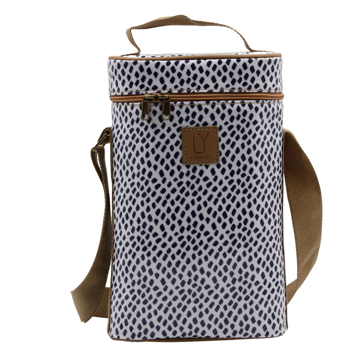 Wine Cooler - Scatter Black on White