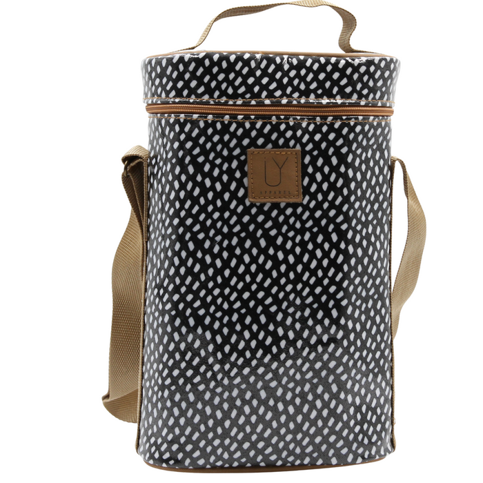 Wine Cooler - Scatter White on Black