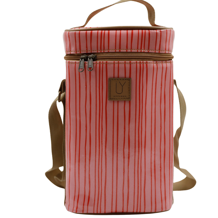 Wine Cooler - Stripe Pink