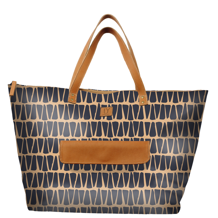 Beach Bag - Cracked Earth Sand