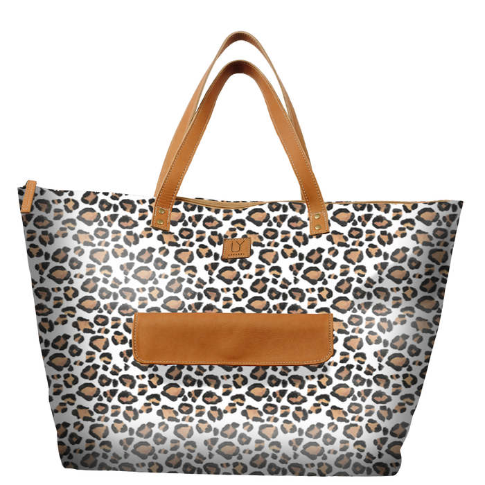 Beach Bag - Leopard Sand