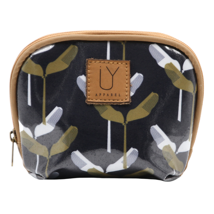 Make-up Pouch - Banana Leaf Midnight Green