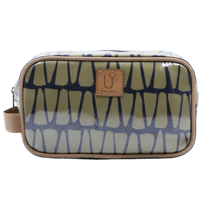 Small Toiletry Bag - Cracked Earth Khaki