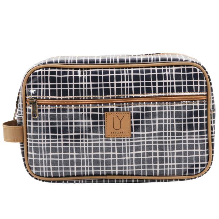 Large Toiletry Bag - Weave Black
