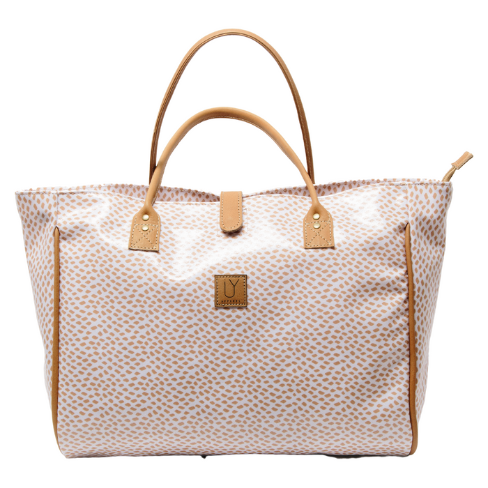 Shopper Bag - Scatter Gold on White