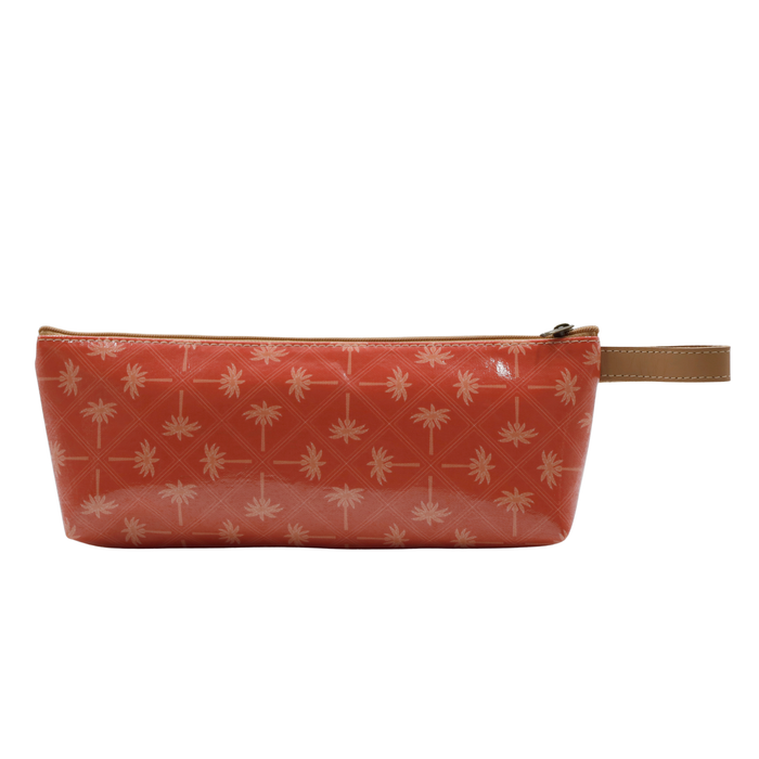 1 Zip Pencil Case - Palm Tangerine