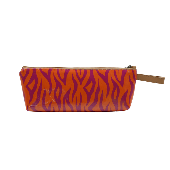 1 Zip Pencil Case - Tangerine Tiger