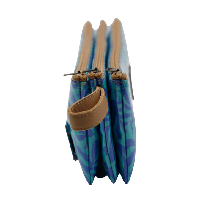 3 Zip Pencil Case - Ocean Motion