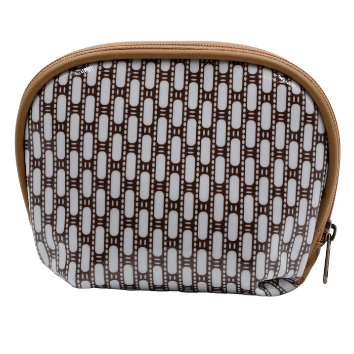 Make-up Pouch - African Tweed White
