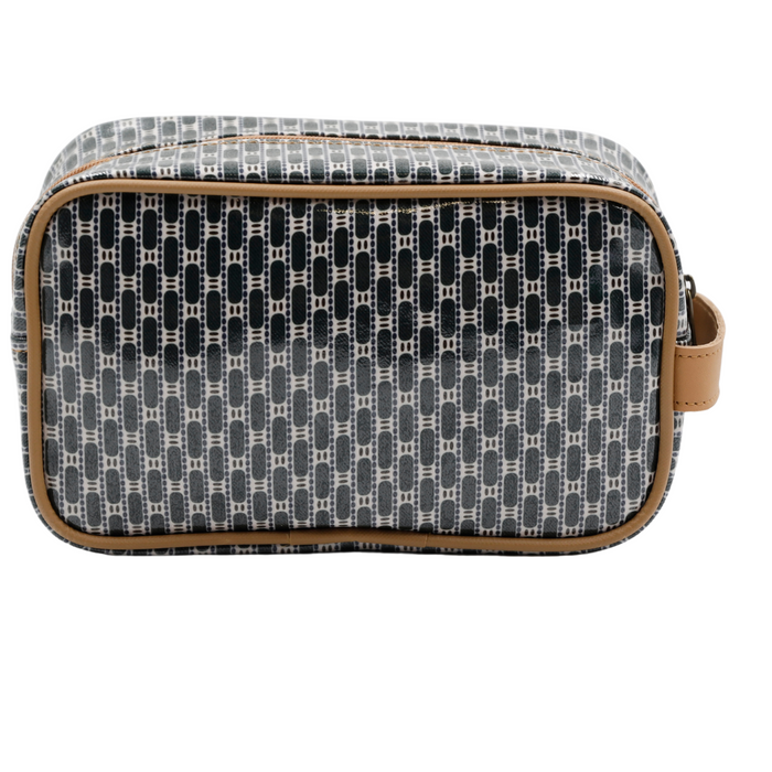 Small Toiletry Bag - African Tweed Green