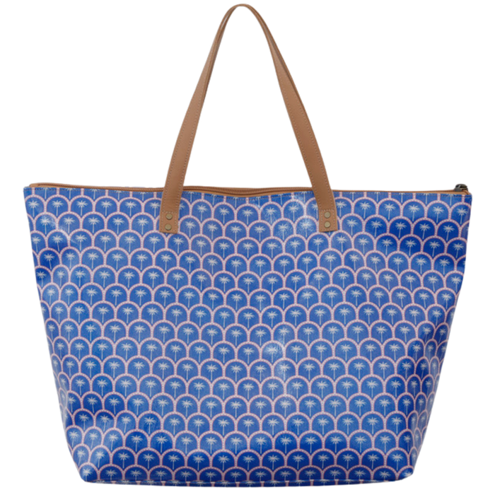 Beach Bag - Palm Blue