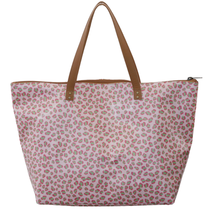 Beach Bag - Leopard Pink