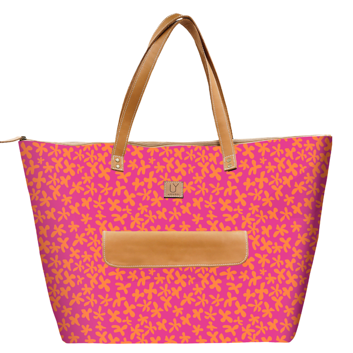 Beach Bag - Hot Daisy
