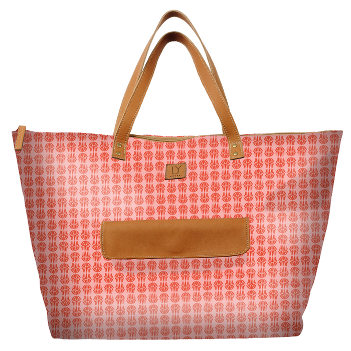 Beach Bag - Protea  Pink
