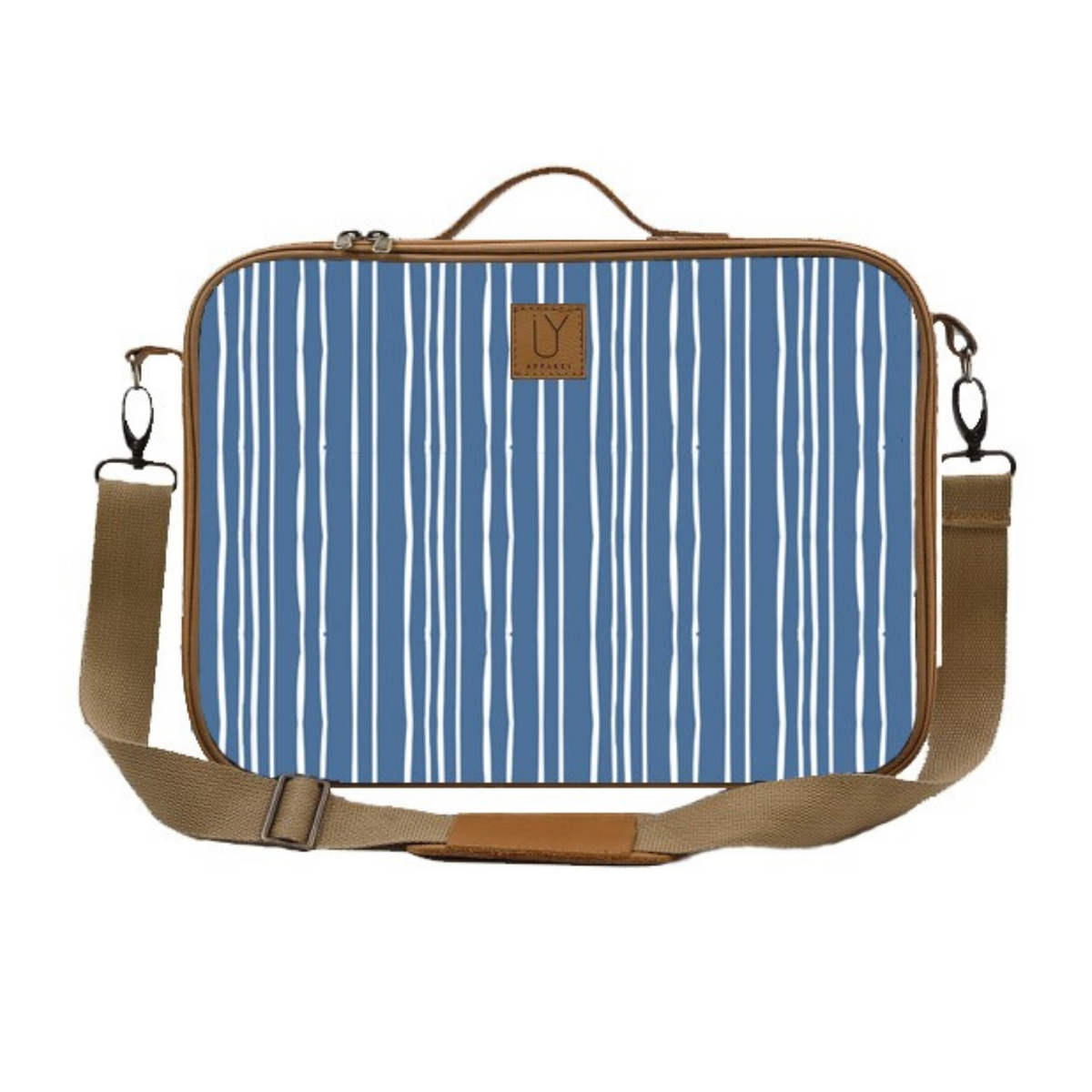 Laptop Bag - Stripe Blue — IY Apparel