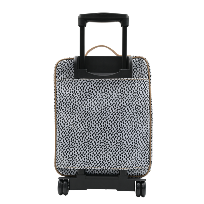 Cabin Overnight Bag - Scatter Black on White