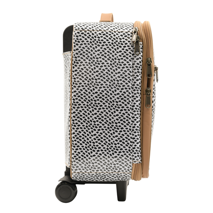 Cabin Overnight Bag - Scatter Black on White