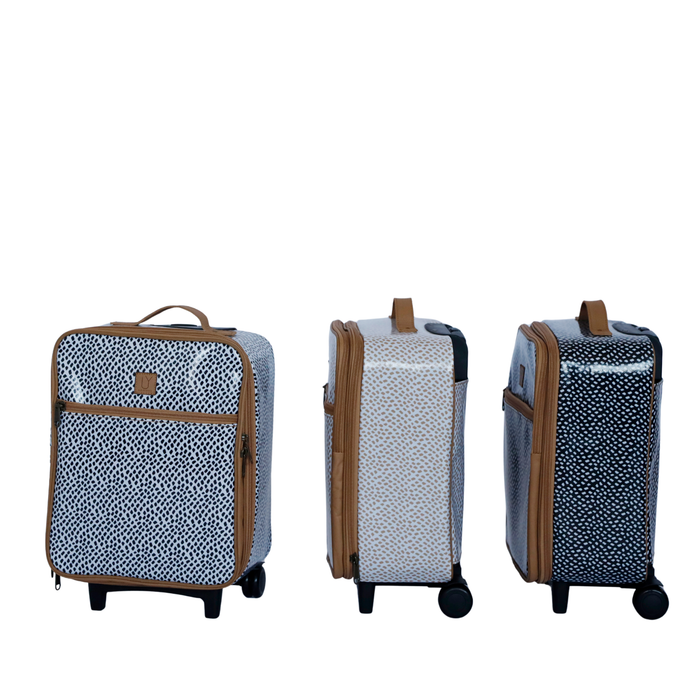 Cabin Overnight Bag - Scatter Black on White