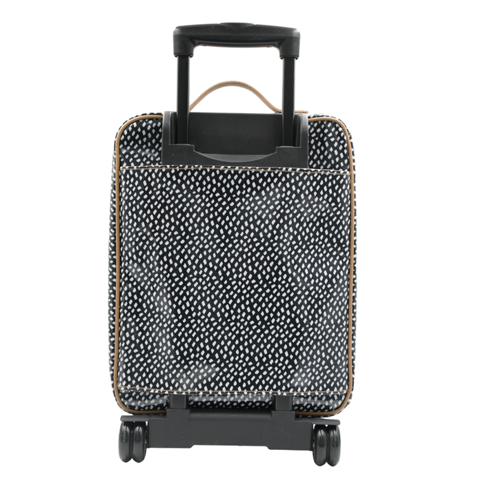 Cabin Overnight Bag - Scatter White on Black