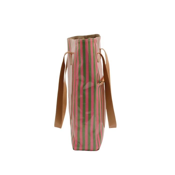 Campus Tote - Candy Stripe