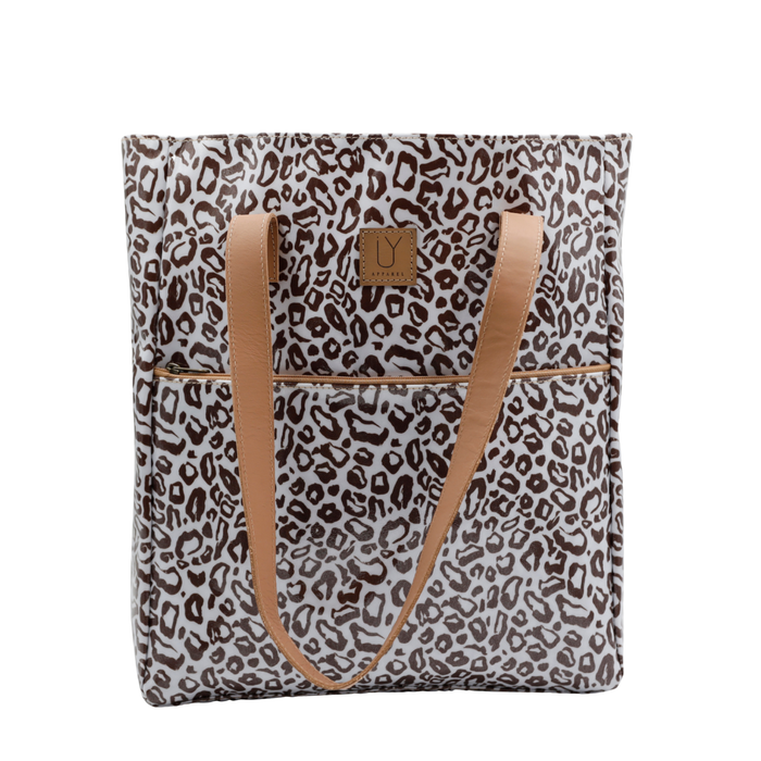 Campus Tote - African Footprint Brown